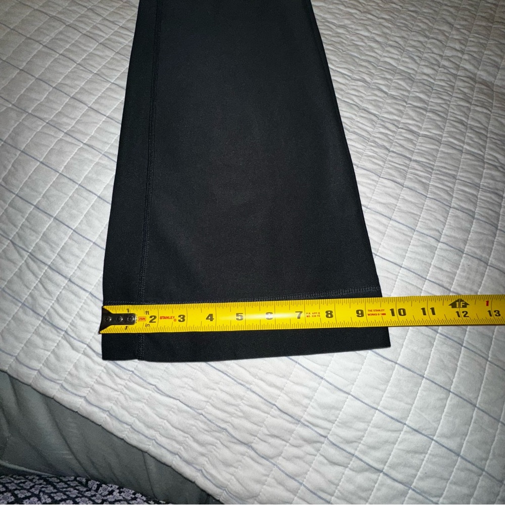 Vintage Nike Dri Fit Wide Leg Training Pants Black Ladies Small - Picture 3 of 8